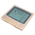 thumbnail image 3 of Azan Table Clock Islamic Muslim Prayer Clock Islamic Muslim Prayer Alarm Digital Automatic Islamic Muslim Prayer Azan Alarm Clock Table Desk Clock Gold, 3 of 8