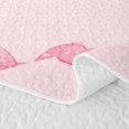 thumbnail image 5 of Erosebridal Cute Clover Bow Twin Quilt Set for Girls,Teens Dreamy Flowers Bowtie Twin Coverlet Set, 5 of 7
