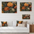 thumbnail image 4 of Designart "Brilliant Marigold Beauty in Orange and Green II" Floral Print on Natural Pine Wood, 4 of 5