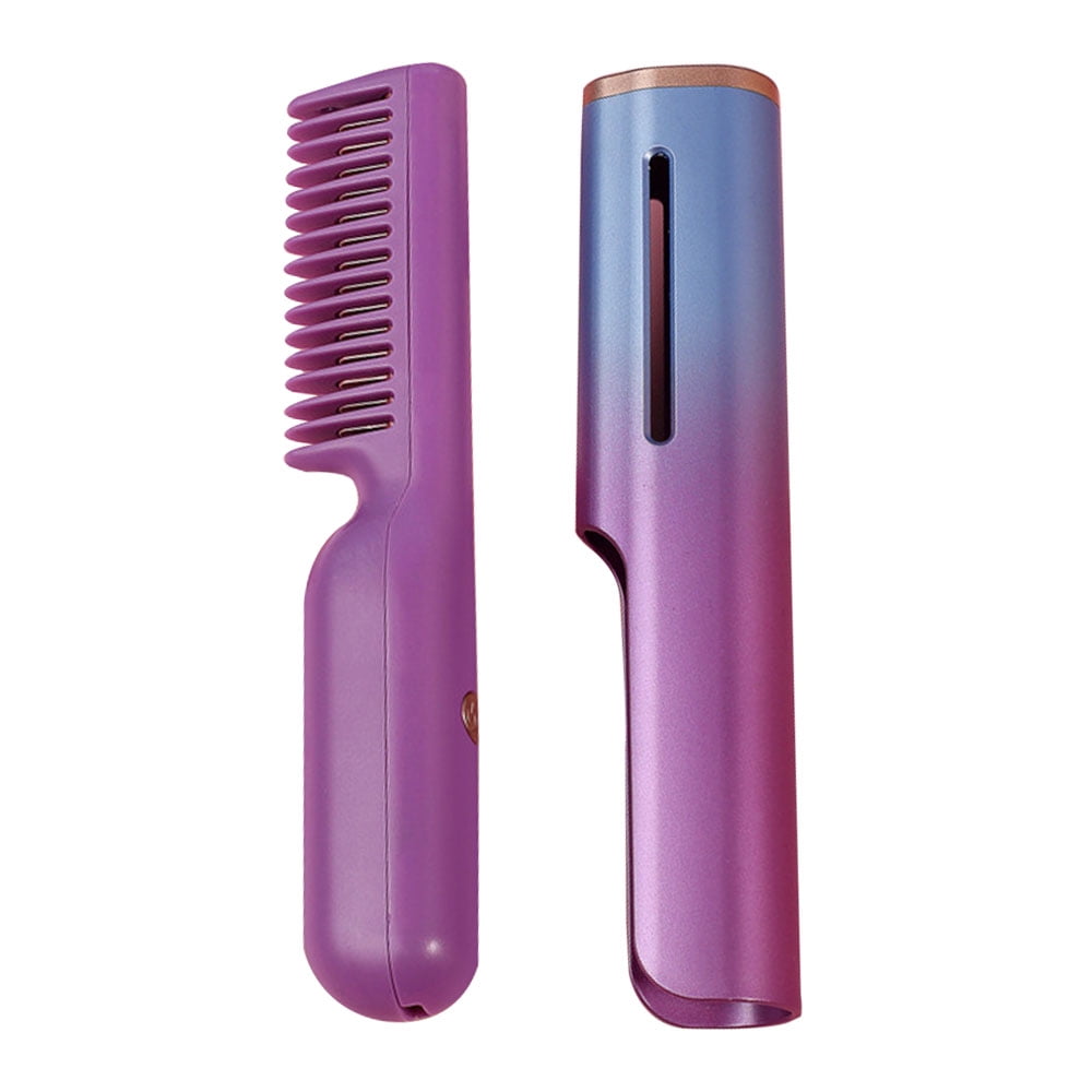 USB rechargeable straight hair comb, portable travel straight hair
