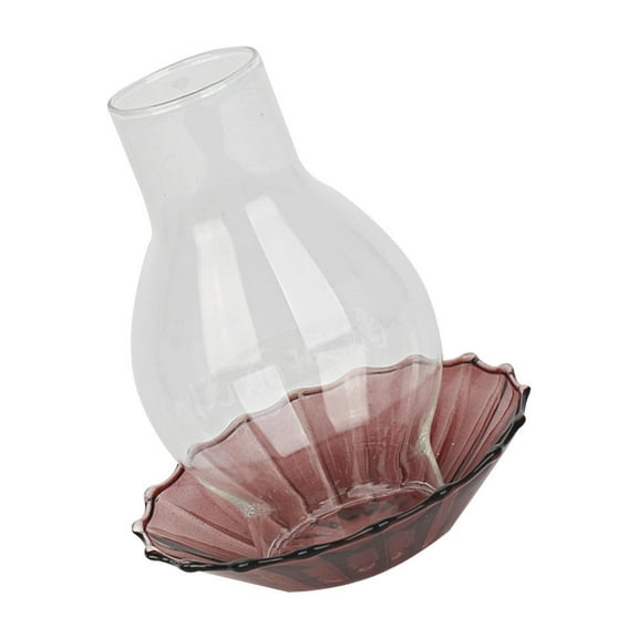 3 Sets Glass Candle Holder Clear Cylinder Vases Candles Pillar Stick Retro Decor Coffee