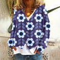 thumbnail image 1 of Puntoco Chaqueta Informal Con Botones Y Estampado De Moda Para Mujer, 1 of 5