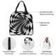 thumbnail image 4 of Easygdp 3D Vortex Illusion Bolsa Térmica Premium - Tela Oxford Impermeable, Gran Capacidad, Bolsillo Frontal, Unisex para Trabajo, Escuela, Actividades al Aire Libre y Picnics, 4 of 8