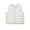 White, variant on YUANxueke Kids Packable Lightweight Puffer Vest Quilted Padded Sleeveless Jacket Zip Up Fashion Warm Outwear Coat