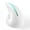 White, variant on Ergonomic ZELOTES F-36 Wireless Vertical 2.4G Mouse Full Color Light 8 Key Programming Five Movement Speed Game Mouse Built-in 730mah Lithium Battery White