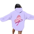 thumbnail image 4 of Chandail à Capuche Imprimé à Manches Longues pour Femmes, Ample, Oversize, Chandail, Blouse, 4 of 5