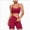 E18--Red, variant on Women Sportswear Set Tracksuit Running Jogging Yoga Sportswear Going Out Gym Outfits Activewear Workout Yoga Set Green ,M