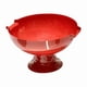 thumbnail image 4 of Frutero con pedestal, frutero con pie, bandeja decorativa moderna para servir Rojo, 4 of 8