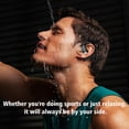 thumbnail image 4 of Wireless Earbud, Bluetooth 5.4, Smart Digital Display, 40-Hour Battery Life, IPX6 Water Resistance, Touch Controls, Ideal for Cycling, Running, and Working Out, 4 of 10