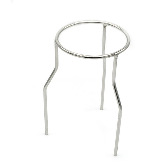 Tripod Stand - Circular - Nickel Plated Steel Wire - 8" Tall - Eisco Labs