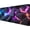 Neon 3d Geometry_015, variant on Red Marble Fluid Gaming Mouse Pad Desk Pad Abstract Black White Mousepad XL Large Gaming Mouse Pad Laptop Keyboard Mat Desk Pad Office Home Decor for Women Girl 31.5"x11.8"
