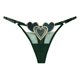 thumbnail image 1 of Gibobby Ropa interior de encaje sexy Calzoncillos de encaje sexy para mujer Bragas ahuecadas Bragas de encaje de ganchillo Tangas G String Lencería Ropa interior(Verde,Talla única), 1 of 3