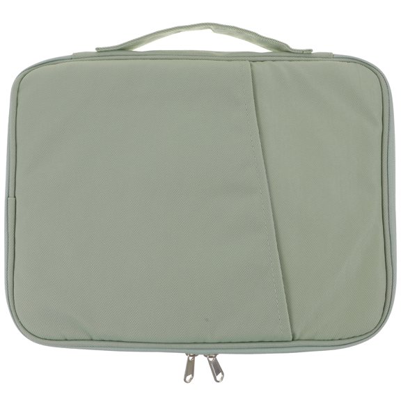 TABLZONE Green Tablet Carrying Case with Handle Pocket for Laptop Storage