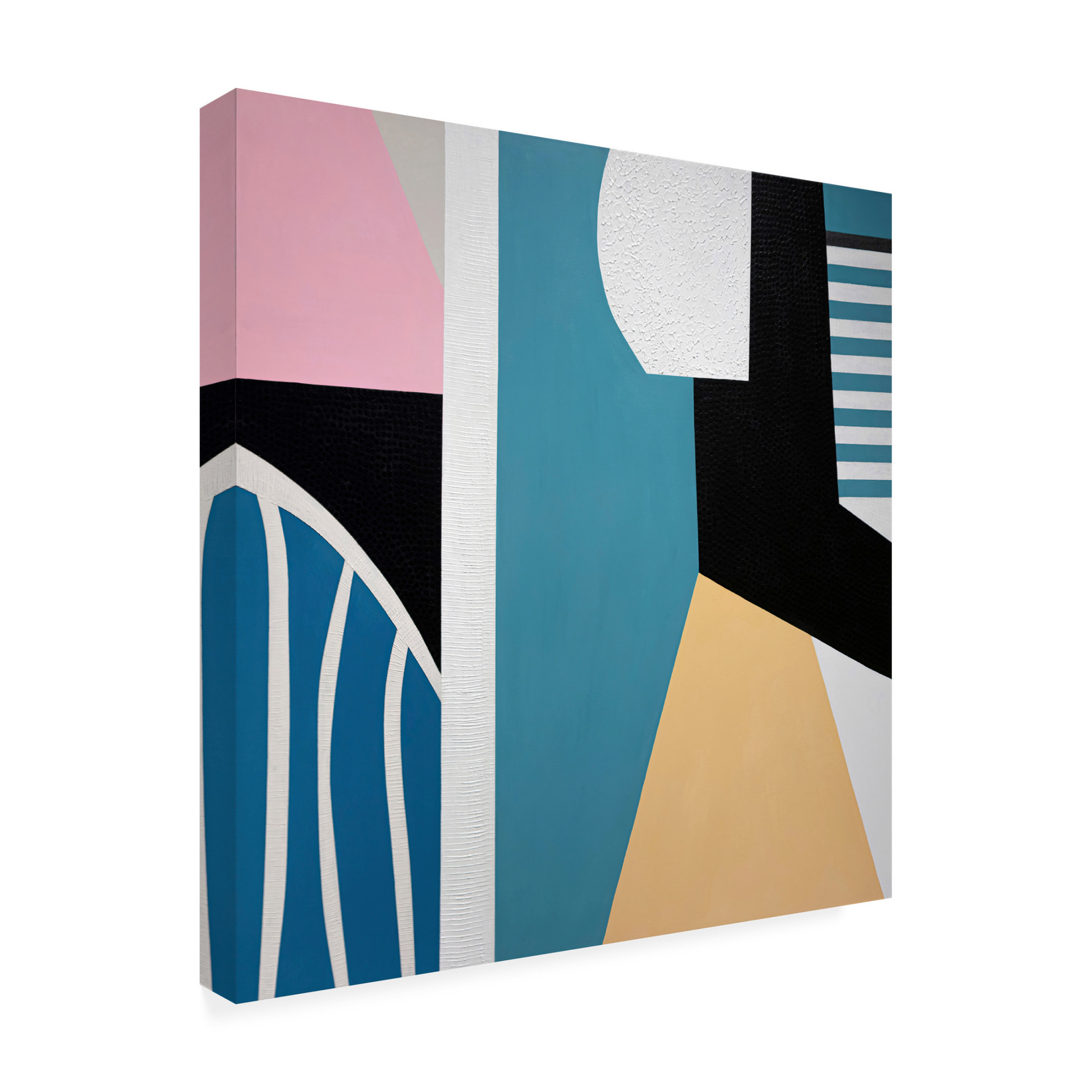 Canvas Wall Art - Sylvie Hamou 'Inside and Out I' Wall Art for Living Room, Bedroom, or Office Décor by Trademark Fine Art - 24 x 24 Inches