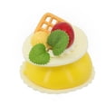 thumbnail image 2 of Modèle de Gâteau Dessert Chocolat Décoration de table Aimant Réfrigérateur, 2 of 10