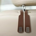 thumbnail image 5 of BAOSITY Generic Car Seat Back Seat Hanger Multifunctional High Toughness Rear Seat Storage Organizer for Umbrellas Brown, 5 of 7