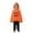 j-187Orange46, variant on HAYIMI Halloween Kids Outfit Sets Poncho And Pants 2 Piece Black Color Pumpkin Hood Party Clothes Sets