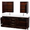 thumbnail image 4 of Wyndham Collection WCS141480DGYWCUNSMED Sheffield 80" Free Standing Double Basin Vanity, 4 of 7