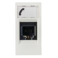 thumbnail image 1 of Toma Telefonica Niessen 6 Hilos 1 Modulo Blanco, 1 of 3