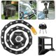 thumbnail image 2 of Heavy-Duty Anti-Theft Bike Chain Lock For Outdoor Securitys, Convenient Keyed Locking Mechanism, for Urbans Commute, 2 of 5
