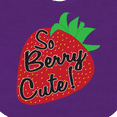 thumbnail image 4 of Inktastic So Berry Cute Boys or Girls Baby Bib, 4 of 4