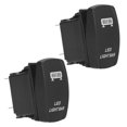 thumbnail image 3 of Rocker Switch, Toggle Boat Switches Plug In Terminal Comprehensive Protection  For Marine For Trucks For Cars LED Model, 3 of 8