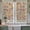 Beige, variant on Boho Green Flowers Kitchen Curtain for Berdoom Living Room Cafe 72 Inch Length, Spring Abstract Watercolor Floral Leaf Tiers Curtains Light Filtering Drapes Window Treatment 2 Panels 52"Wx72"L