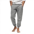 thumbnail image 2 of Dwralegc Mens Pants Big and Tall Lightweight Workout Pants Summer Solid Color Casual Pants Elastic Waist Drawstring Trouser with Pocket Gray XL, 2 of 8