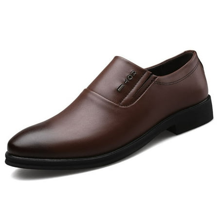 

Chnzic Men s Casual Pointed Toe Oxford Leather Wedding Shoes Business Shoes