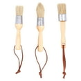 thumbnail image 2 of Pincel de Pintura ANGGREK Cerdas Mango de Madera 3 Piezas, 2 of 7