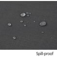 thumbnail image 5 of Square Tablecloth Slubby Texture Stain Resistant Waterproof Wrinkle Resistant Washable Table Cloth, Decorative Fabric Table Cover for Dining Room Dinner, Parties, 52 x 52 Inch, Charcoal, 5 of 6