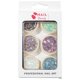 thumbnail image 2 of Polvo para uñas, joyería para decoración de uñas, purpurina de cristal, lentejuelas, juego de 6 colores, dispositivo de ventosas de silicona, 2 of 5