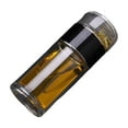 thumbnail image 2 of Yuarrent Taza Infusor de té de vidrio con alto contenido de borosilicato para cervezas frescas, sellado sin fugas de agua, taza de té de Teteras Negro, 2 of 6