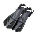 thumbnail image 2 of 2Pcs Nage Palmes Snorkel Chaussures pour la Plongée Sous-Marine Femmes Taille Noir, 2 of 5