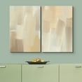 thumbnail image 3 of IDEA4WALL Canvas Print Wall Art Set Tan Paint Stroke Collage Landscape Digital Art Decor Retro Pastel Abstract Artwork Contemporary for Living Room, Bedroom, Office - Canvas 24"x36"x2, 3 of 5