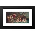 thumbnail image 2 of Emilie Chaese 18x11 Black Modern Framed Museum Art Print Titled - Diana and Actaeon, 2 of 5