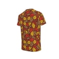 thumbnail image 5 of Honeii Fall Leaves Print Kids Boy T-Shirt,Breathable Round Neck Tee,Stylish Summer Tee for Boys, for Outdoor Activities and Casual Wear, 5 of 7