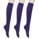 thumbnail image 1 of Calcetines hasta la rodilla KONY, casuales, colores lisos y a rayas, 3 pares, 1 of 6