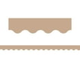 thumbnail image 2 of Teacher Created Resources Light Brown Scalloped Border Trim, 35 Feet Per Pack, 6 Packs, 2 of 2