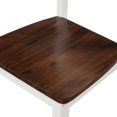 thumbnail image 3 of 6 Piece Dining Table Set With Bench, Table Set With Waterproof Coat, Ivory And Cherry, 3 of 3