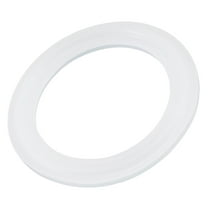 Uxcell Silicone Rubber Gasket Flange O-Ring for 1.5 inch Clamp White