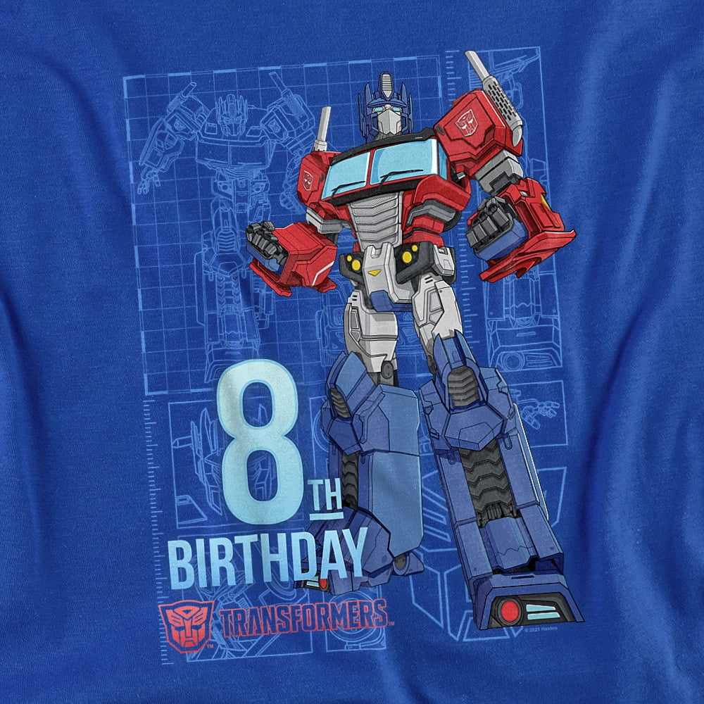 Transformers T-Shirt Transformers 8Th Birthday Unisex Graphic Tee For Men & Women