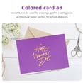 thumbnail image 3 of FESTFENDS 1 Set Thick Paper for Printing Cardstock Scrapbooking Work Tasks Purple, 3 of 8