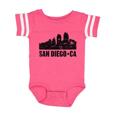 

Inktastic San Diego California Skyline with Grunge Gift Baby Boy or Baby Girl Bodysuit