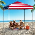 thumbnail image 5 of Gymax Patio 6.6x6.6ft Outdoor Pop-up Canopy Tent UPF 50+ Portable Sun Shelter Pink, 5 of 10
