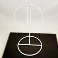 thumbnail image 4 of Abbracc Ball Hat Stand Hat Rack Holder Storage Display Stand Metal Portable New Gold White, 4 of 6