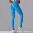 thumbnail image 6 of Sngxgn Women's Winter Warm Stretchy Thermal Leggings Pants Lined Tights(Sky Blue,L), 6 of 8