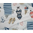 thumbnail image 5 of oneOone Polyester Spandex White Fabric Summer Beach Sewing Craft Projects Fabric Prints By Yard 56 Inch Wide, 5 of 6