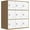 White, variant on MECOLOR Shool and Home Locker Cabinet Organizer Storage 9 doors Brown body with white door wall mouted type