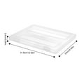 thumbnail image 2 of Clear Snap-tight Design File Box, Document Organizer Box,15 Boxes Paper Storage Box Office Accessory PP, 2 of 22